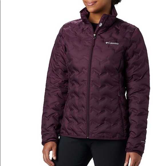 Columbia Black Cherry 650 Down Puffer Jacket XL - Picture 1 of 6
